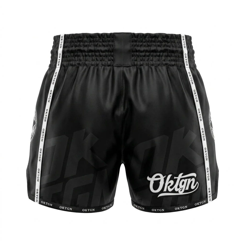 Short Muay Thai OKTAGON · Noir - Image 4